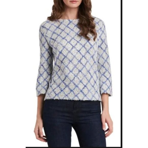 NWT Vince Camuto M Women's Diamond Plush Knit top - Picture 1 of 10